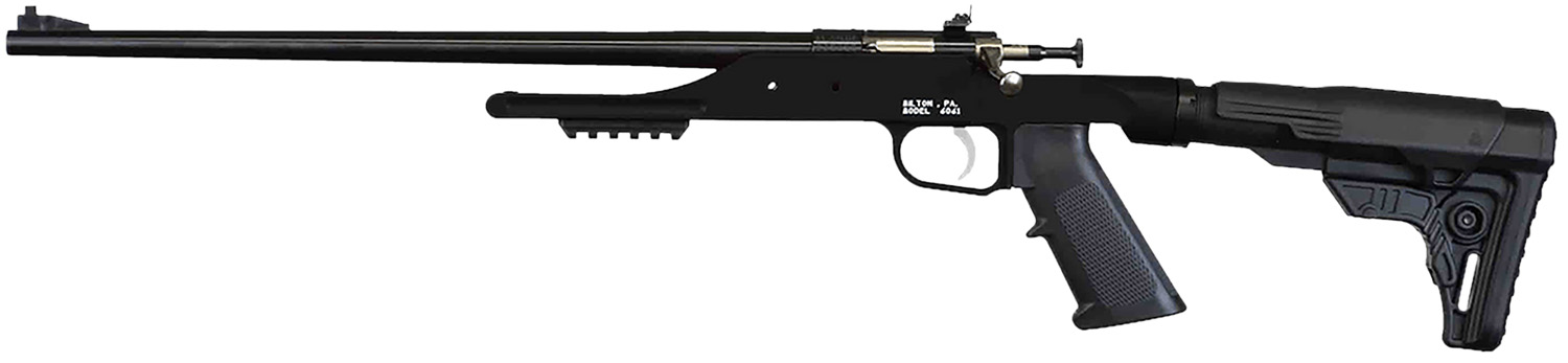 Keystone KSA2180LH Precision 6061 Overlander Pack Rifle 22 LR Single Shot 16.12" Carbon Fiber Threaded Barrel, Black Anodized Picatinny Rail Aluminum Receiver, Aluminum/Carbon Fiber Adjustable Skeleto