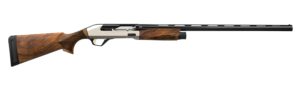 Retay USA ACEUL26 Ace Upland Ultralight 12 Gauge Semi-Auto 3" 3+1 26" Black Deep Bore Barrel, Aluminum Drilled & Tapped Slopeback Receiver, Fixed Satin Walnut  Stock