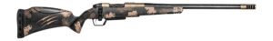 Fierce Firearms RIVSCX7PRC22BDS Carbon Rival XP 2.0 7mm PRC 22" Smoked Bronze Cerakote Spiral Fluted Stainless Steel Barrel & Drilled & Tapped Receiver, Desert Shadow Camo Adj Comb Carbon Fiber Stock,