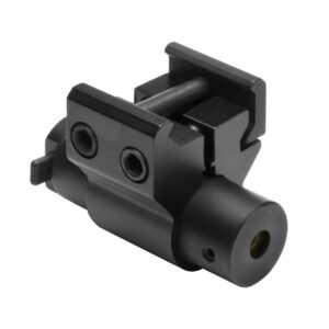 COMPACT RED LASER SIGHT WITH WEAVER MOUNT/BLACK