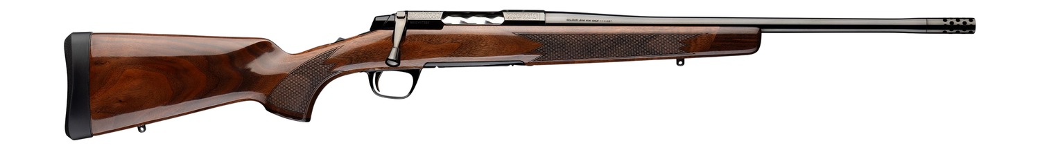 Browning 036145224 X-Bolt 2 Medallion SPR 270 Win 4+1 18" Gloss Blued Threaded Barrel & Steel Drilled & Tapped Receiver, Black Walnut Fixed Stock, Right Hand