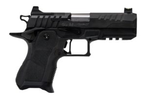 Oa Defense  2311 Pro Compact 9mm Luger 15+1 4.25" DLC Black Steel Optic Ready/Serrated Slide, Black Aluminum Frame w/Picatinny Rail, Black Polymer Grip, Ambidextrous